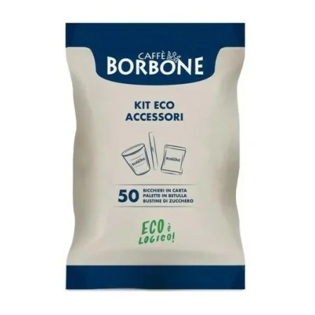 KIT ECOLOGICO BORBONE (Bicchieri-Zucchero-Palette)